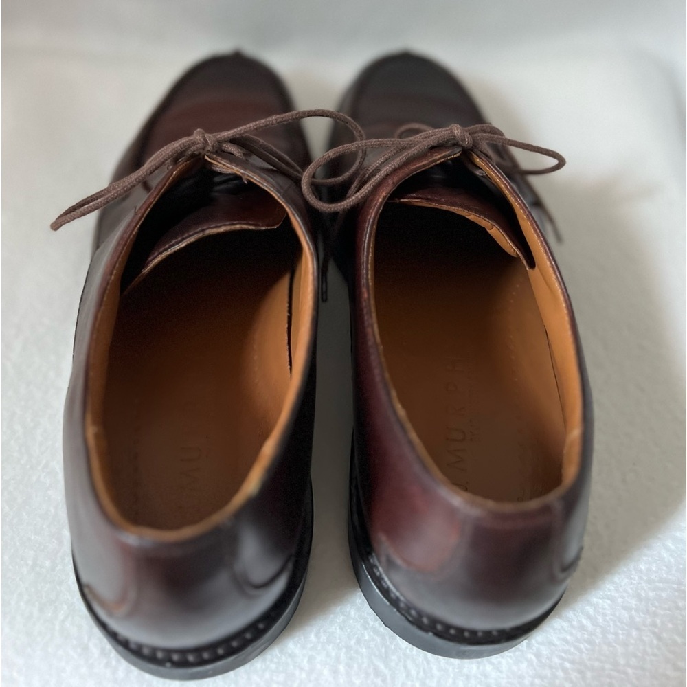 J Murphy by Johnston&Murphy Brown Leather Size 12M Lace Up Shoes - Picture 11 of 16